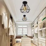 Picture of Ktjes Vintage Industrial Flush Mount Cage Ceiling Light