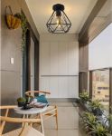 Picture of Ktjes Vintage Industrial Flush Mount Cage Ceiling Light