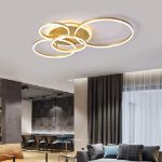 Picture of XEMQENER 77W Dimmable LED Ceiling Light with Remote