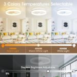 Picture of NIORSUN 50CM LED Ceiling Fan Light with Remote & APP