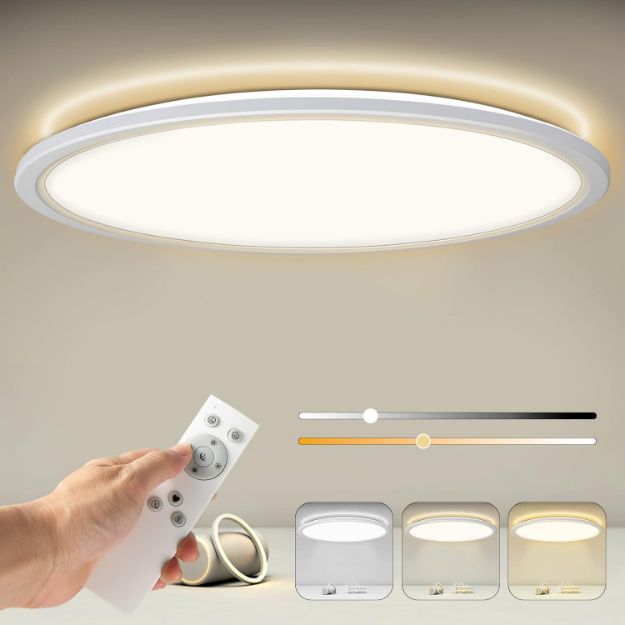 Picture of 24W Ultra-Thin Dimmable LED Ceiling Light Panel