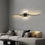 Picture of Modern LED Wave Wall Light, 27W Cool White