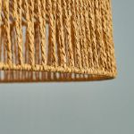 Picture of Modern Natural Woven Rope Tapered Ceiling Pendant Light Shade