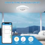 Picture of ZXICH 36W LED Ceiling Light with Bluetooth Speaker RGB