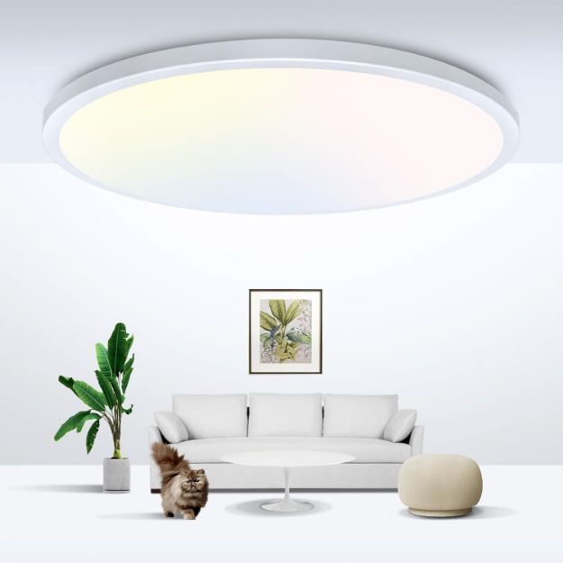 Picture of Libtit 24W LED Bathroom Ceiling Light, 3-Color Flush Mount