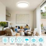 Picture of Libtit 24W LED Bathroom Ceiling Light, 3-Color Flush Mount