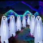 Picture of Homeleo Solar Ghost Halloween Pathway Lights – Set of 6
