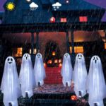 Picture of Homeleo Solar Ghost Halloween Pathway Lights – Set of 6