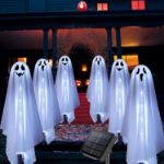 Picture of Homeleo Solar Ghost Halloween Pathway Lights – Set of 6
