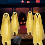 Picture of Homeleo Solar Ghost Halloween Pathway Lights – Set of 6