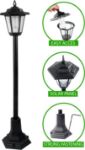 Picture of Solar Powered Garden Lamp Post Lights – 2 Pack
