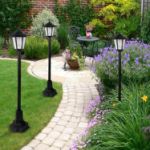 Picture of Solar Powered Garden Lamp Post Lights – 2 Pack