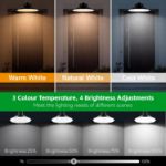 Picture of Waiybbit Solar Shed Pendant Light – 98 LEDs, Remote, 5 Modes