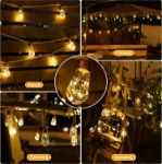 Picture of Ollny 6m Solar Hemp Rope Festoon Lights – 16 Bulbs