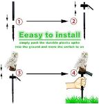 Picture of Owl Shape Solar LED Garden Light – Waterproof Outdoor Lamp