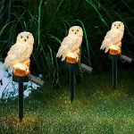 Picture of Owl Shape Solar LED Garden Light – Waterproof Outdoor Lamp