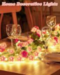Picture of Cherry Blossom Fairy String Lights – 20 LED Pink Flowers