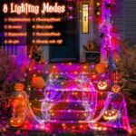 Picture of Halloween Fairy String Lights – 100 LED Orange & Purple