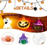 Picture of Halloween String Lights 3M 20 LEDs, Battery Operated Pumpkin Ghost Spider Bat Witch Party Décor