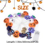 Picture of Halloween String Lights 3M 20 LEDs, Battery Operated Pumpkin Ghost Spider Bat Witch Party Décor