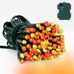 Picture of Halloween Decoration Lights 5M 50 LED Orange Purple Fairy Lights with Timer, Waterproof Battery Operated