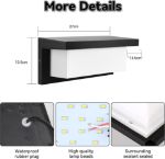Picture of 18W LED Outdoor Wall Light IP65 Waterproof Aluminium