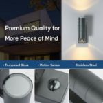 Picture of Outdoor Up & Down Wall Lights with Motion Sensor