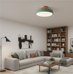 Picture of 12W  Led Ceiling Light,3 Color Temperature 3000/4000/6000K,Modern Wood Flush Mount Ceiling Light Fitting for Living Room Bedroom Kitchen Hallway