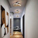 Picture of Modern LED Ceiling Light 22W - Elegant Flower Design, 2200LM Flush Mount Fixture for Bedroom, Kitchen & Living Room