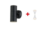 Picture of Outdoor Wall Light, Stainless Steel Up Down Motion Sensor Wall Lights with PIR Sensor, Mains Powered Exterior Outdoor Wall Lamp