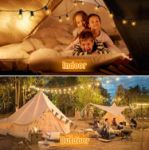 Picture of 100FT/30M Outdoor Festoon String Lights, Waterproof Garden Party Lights with 50+2 LED Bulbs, 2700K Warm White Mains Powered Patio Lights for Wedding, Yard & Christmas