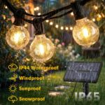 Picture of Solar String Lights Outdoor Garden – Festoon Lights with Remote Control, Waterproof LED Fairy Lights for Patio, Yard, Garden, Party & Wedding