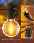 Picture of Outdoor Garden Lights Mains Powered - 9M 30Ft Festoon Light LED String G40 