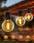 Picture of Outdoor Garden Lights Mains Powered - 9M 30Ft Festoon Light LED String G40 